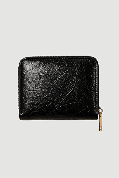 Gusto Zipper Wallet Black