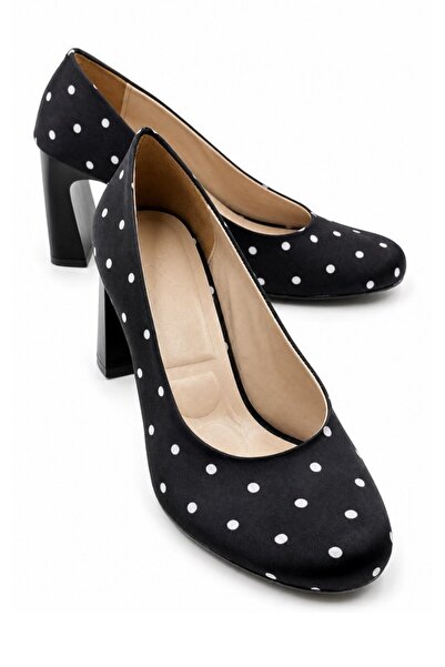İX Pantofi cu toc pentru femei Boom, din satin, cu toc gros, cu suport ortope...