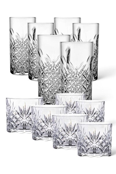 OEM Set 12 pahare – 6 pentru Long Drink + 6 pentru Whisky