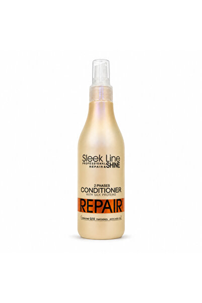 SLEEK LINE Επανορθωτικό Διφασικό Conditioner Σπρέι Χωρίς Ξέβγαλμα 300 ml, άμε...