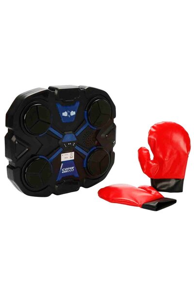 PopŞeker Bluetooth Müzikli Işıklı 4 Hedefli Duvar Boks Minderi – Dijital Spor ve Egzersiz Pedi