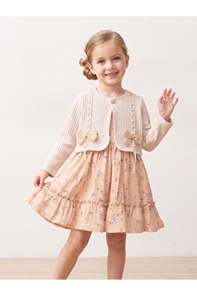 Cherrys Bebek Pure Cotton Floral Patterned Luxury Combination Set