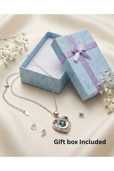 Generic K Plated Necklace with Heart Pendant - Elegant Minimalist Love Chain ...