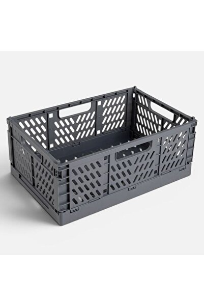 BAMI NETWORK Ladă pliabilă extindere 6,5L plastic gri depozitare eficientă