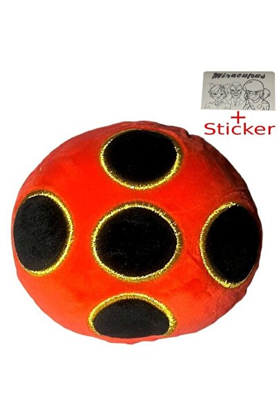 Miraculous Jucarie de Plus, Buburuza Miraculoasa, Yo-Yo 10cm cu Sticker