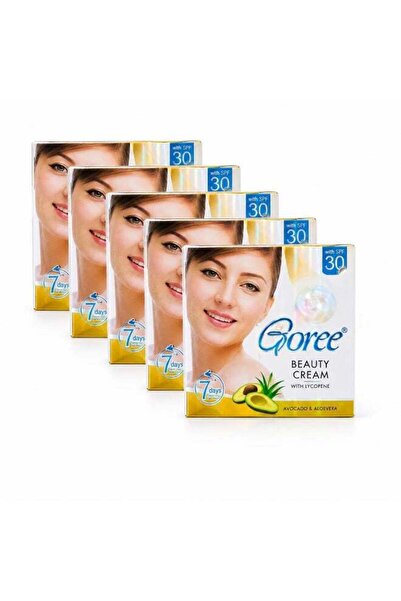 goree Beauty Cream with Lycopene, Avocado & Aloe Vera, SPF30 Face Cream, 5 Pi...