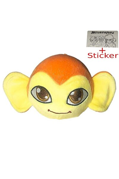 Miraculous Jucarie de Plus, Buburuza Miraculoasa, Xuppu 10cm cu Sticker