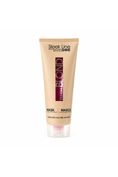 SLEEK LINE Eveline Blush Blond Mască de Păr cu Proteine din Mătase 250 ml, nu...