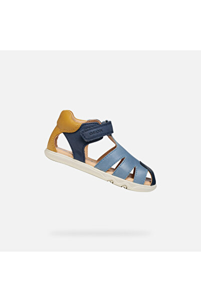 Geox Steppieup - Sandale tip barefoot pentru băieți, Albastru