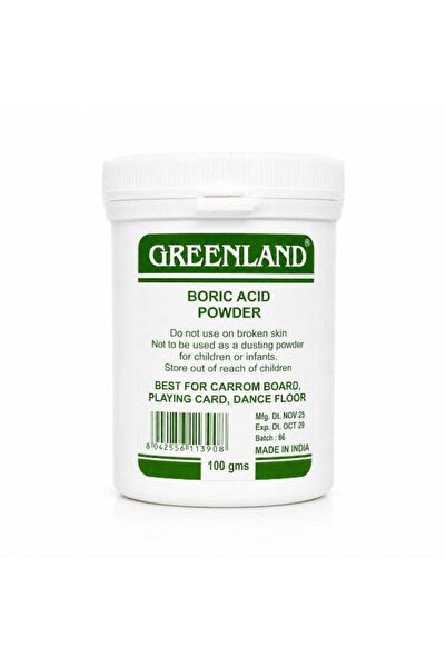 Greenland Boric Acid Powder, High Purity, Fine Quality, 100g