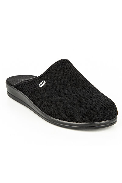 Muya , 31807-Tondo, Stylish and Comfortable Daily Black House Slippers