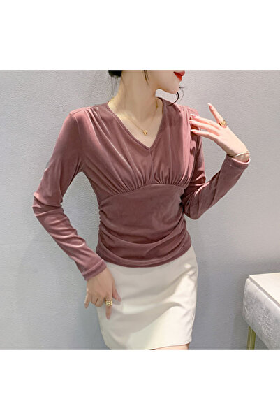 dorbe Women's Pink Long Sleeve T-Shirt