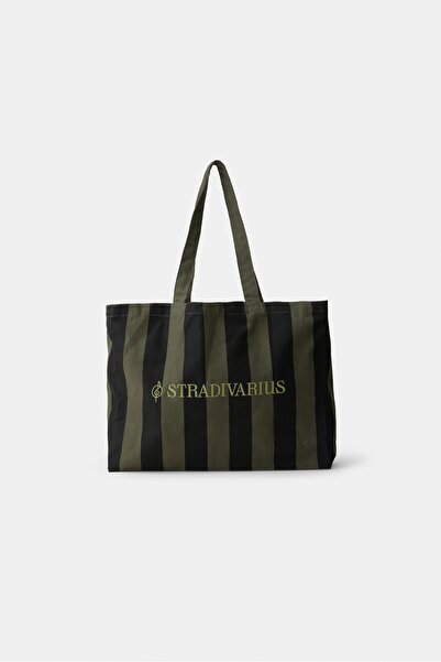 Stradivarius Çizgili It Bag