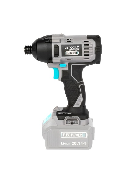 DETOOLZ 20V ударен винтоверт, максимален въртящ момент 150 Нм, 1/4 " шестосте...