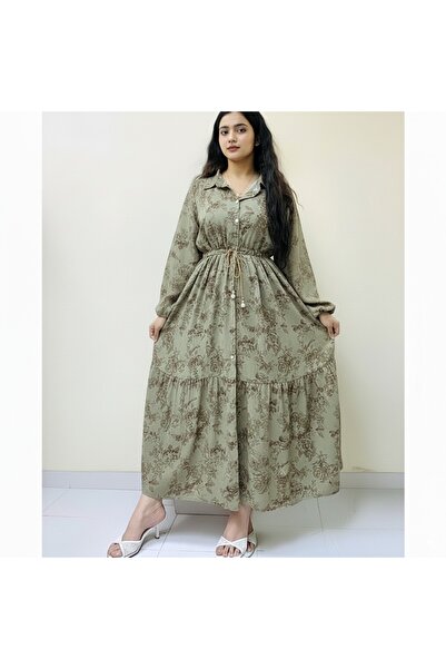 dorbe Women's Floral Long sleeve Maxi Dress
