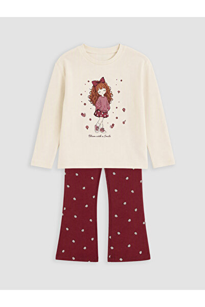 LC Waikiki Crew neck girls' set