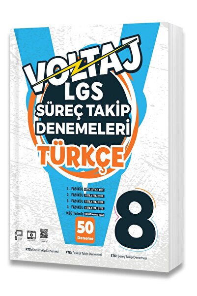 Berkay Yayıncılık 8.SINIF LGS TÜRKÇE SÜREÇ TAKİP DENEMELERİ (50 Deneme)