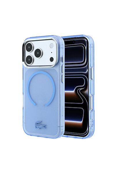 Lacoste iPhone 18 Pro Kılıf Lisanslı M-safe C-Magnet İkonik Timsah Logo IML F...