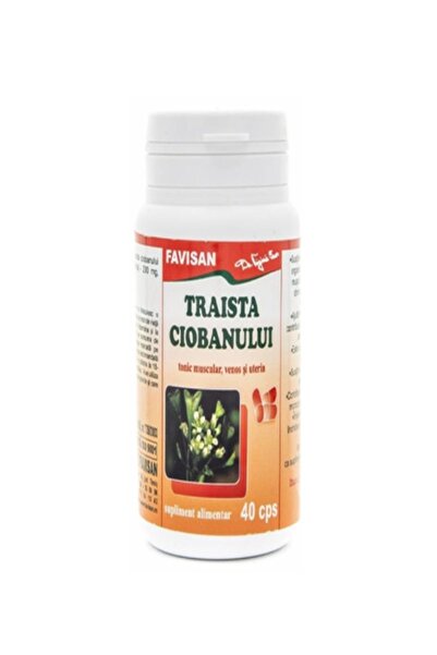 Favisan Traista-ciobanului (40 capsule) – Supliment hemostatic și vasoconstri...