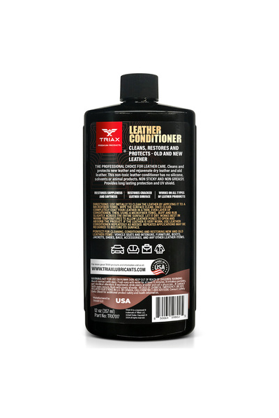 Triax Solutie de Curatare, Restaure si Protectie pentru Piele, Leather Conditioner, 354 ml