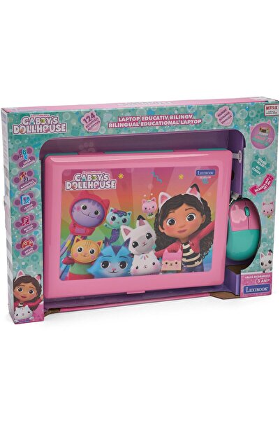 LEXIBOOK Laptop educativ - Casa de păpuși a lui Gabby, bilingv EN/RO, 124 de ...