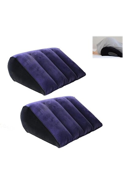 GENERAL Portable Inflatable Lightweight Leg Elevation Pillow for Sleeping, Us...
