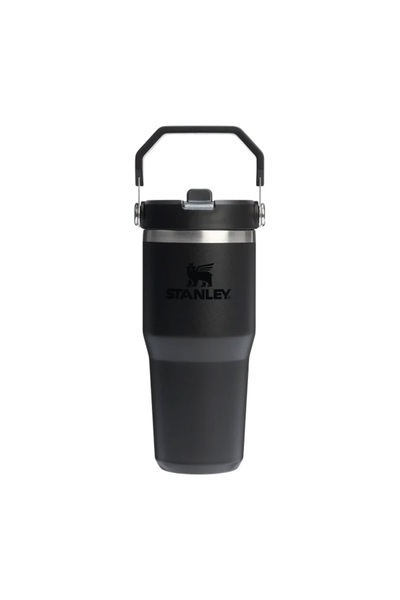 Stanley The IceFlow Flip Straw Pipetli Termos Bardak 0,41 LT Black 2.0
