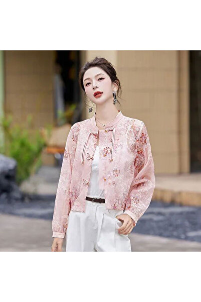 dorbe Women's Pink Floral Blouse