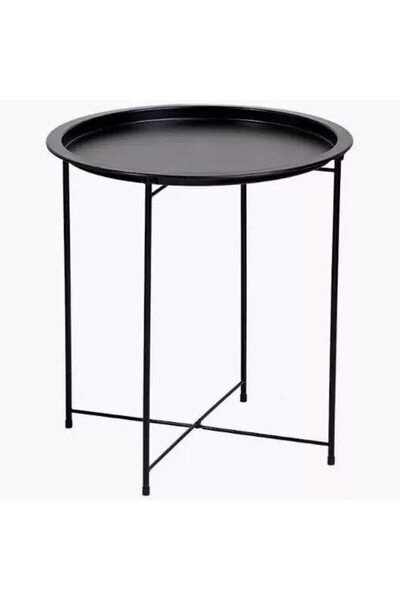 Heinner Masă de grădină/terasă/balcon HR-DMC111, D46xH53 cm, Negru