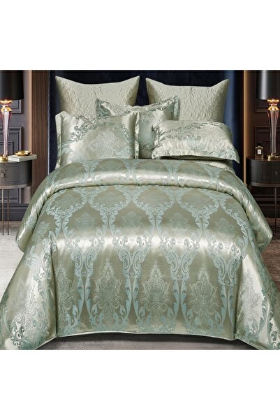 Casa New Concept Lenjerie de Pat Dublu din Jacquard, 6 Piese – Collection Ele...