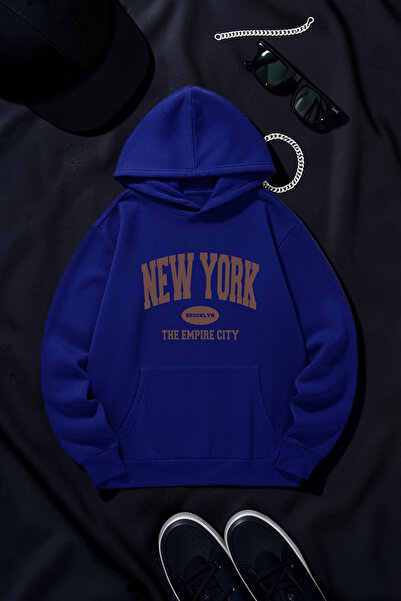 uyguntarz New York Printed Oversize Sweatshirt