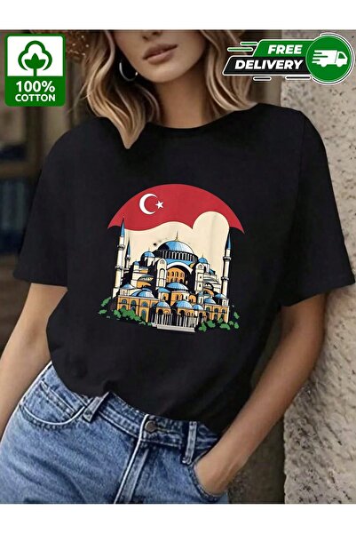 YHDZ قميص قطني نسائي غير رسمي 100% قطن، نسيج قابل للتنفس، قابل للغسل في الغسالة