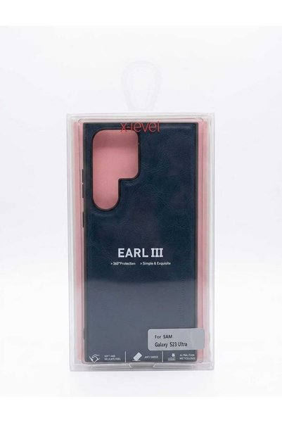 X-Level Earl III Series Leather Phone Case Compatible with Samsung Galaxy S23 Ultra