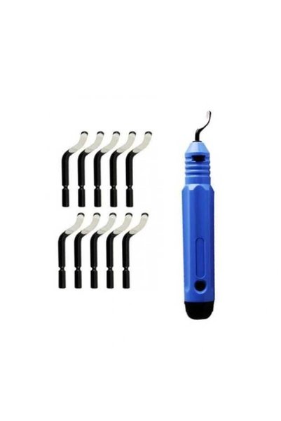 TeknikFilament3D 3D Yazıcı Baskısı/Metal Çapak Alma Aleti Raspa-10 Adet Uçlu