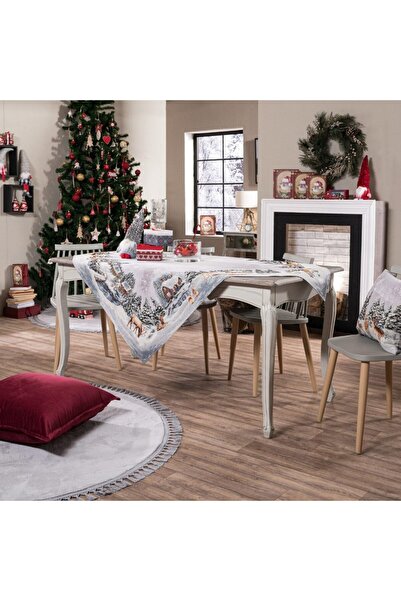 Teoran Χριστουγεννιάτικα Καρέ Baden Grey 140 X140