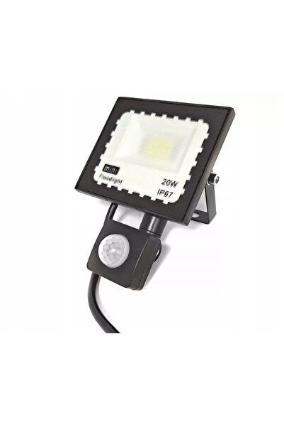 Azaris Proiector LED cu halogen, cu senzor de mișcare și crepuscular, 20W, IP...