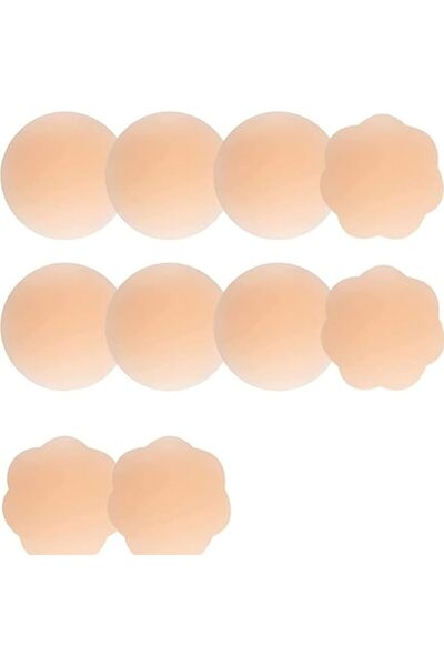 GENERAL Tzowoc Women Nipple Covers Reusable Invisible Adhesive Invisible Peta...