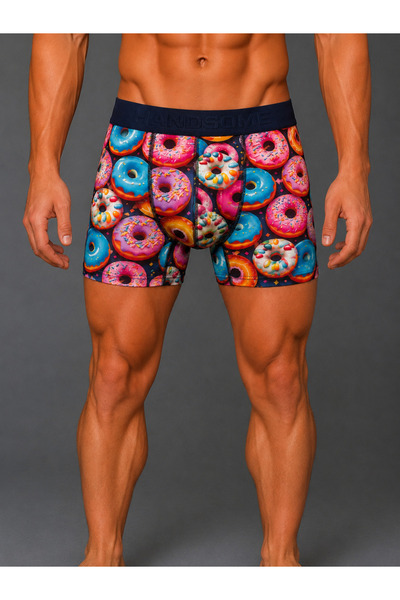 BREM Handsome Donut Desenli Erkek Boxer