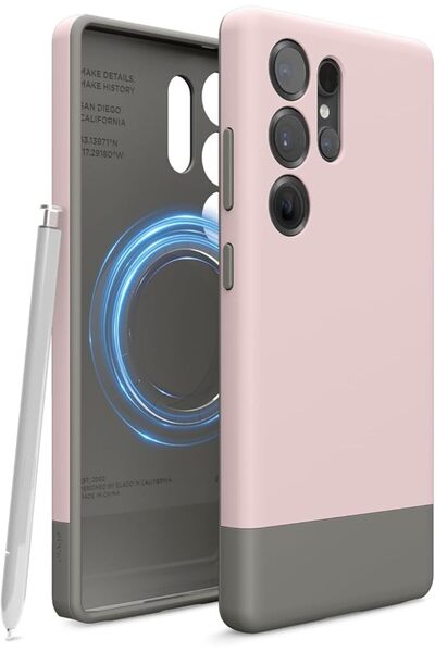 Elago Soft Touch Magnetic Protective Case for Samsung Galaxy S25 Ultra, Magsa...