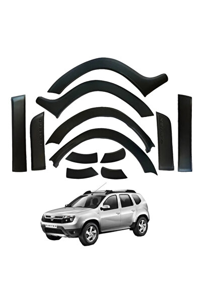 CΑRΝΕR Πλαϊνά Φτερά Τροχών για Dacia Duster 2010-2017 & Σετ Διακοσμητικών Πορ...