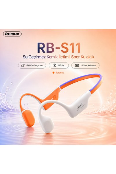 Remax Yvton Serisi IP68 Su Geçirmez LED Işıklı Kemik İletimli Bone Conduction...