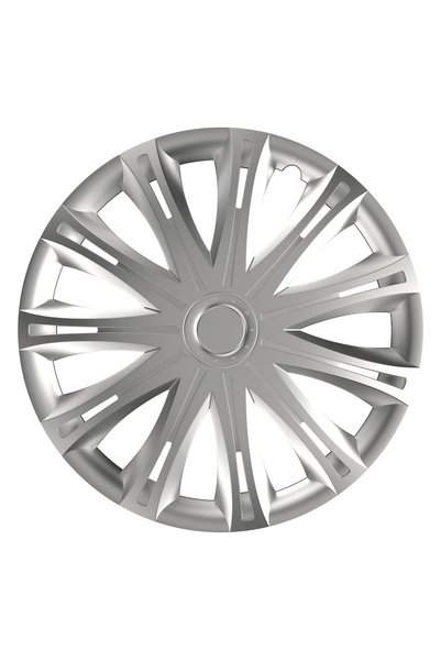 AMIO CarMotion Τάσι Τροχού Αυτοκινήτου 1 τεμάχιο 15 ιντσών Ασημί/Ασημί