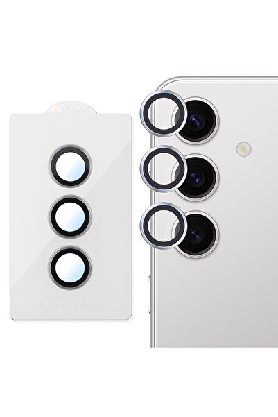 iShield Camera Films for Samsung S24, Individual Glass Lenses, Transparent, w...