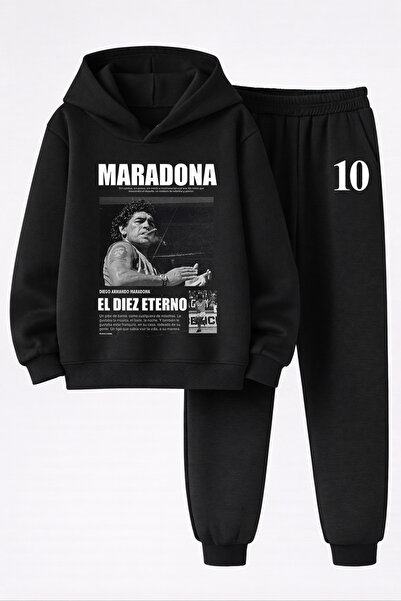 MAGORS Diego Armando Maradona Printed 3-Yarn Quality Sweatshirt and Trackpant...