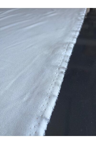 Kumaş sever White Color Steel Combed Cotton Fabric 100% Cotton Double Width (150 cm Width) - by the Meter - Clothing Fabric