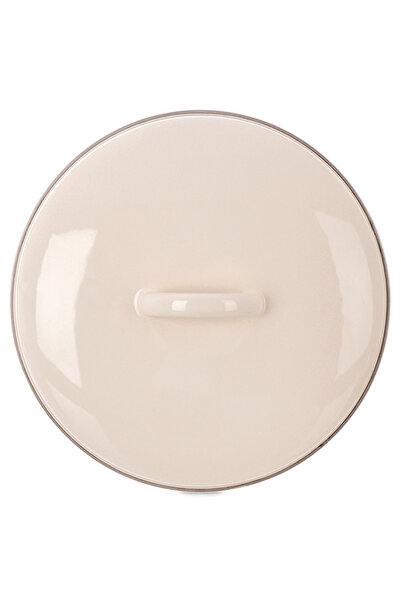 Orion Capac de oală emailat crem, de 22 cm
