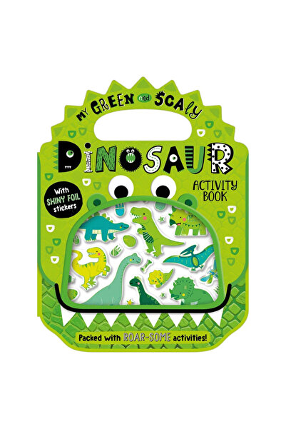Make Believe Ideas Shiny Stickers My Green And Scaly Dinosaur Activity Book