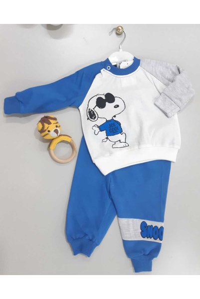 Sönmez Baby JOE COOL SNOP PARÇALI TASARIM MEVSİMLİK İKİLİ ERKEK BEBE TAKIMI