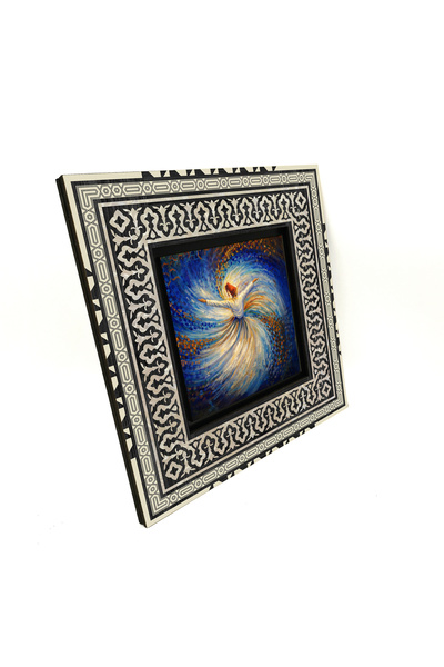 Sadrazam Semazen Printed 20X20 Mdf Anatolian Painting 1G-Semazen9