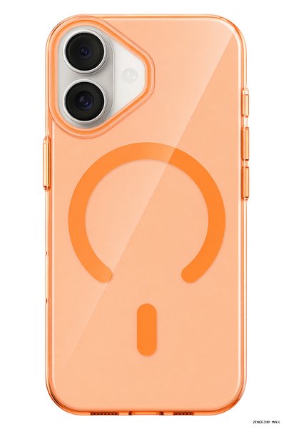 Joko Zngzrmll iPhone 16 Pc Blank Magsafe Cover (165917) - Orange